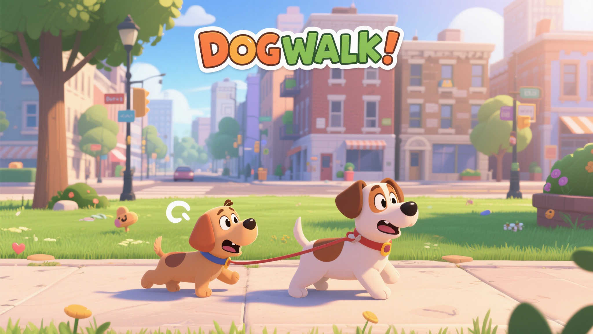 免费上线Steam!趣味反转游戏《DOGWALK》主人遛狗变狗遛人 免费上线Steam!趣味反转游戏《DOGWALK》主人遛狗变狗遛人
