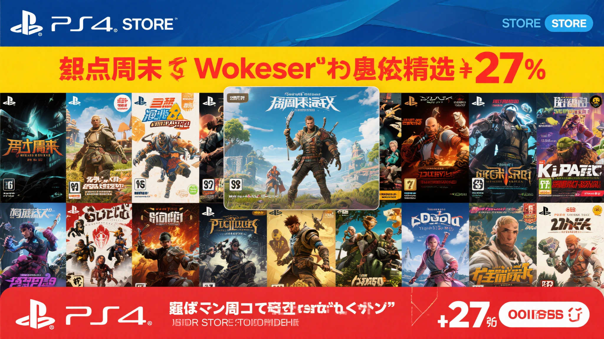 每逢周末，PS Store总会带来惊喜满